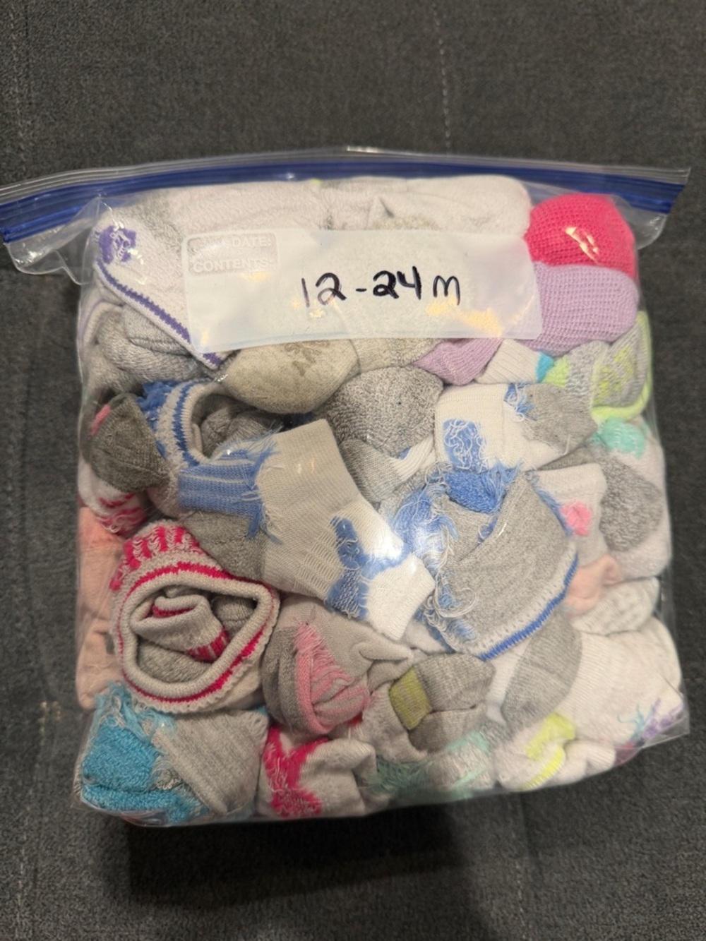 Mixed Baby Socks Pack - Multi Color (12-24M)
